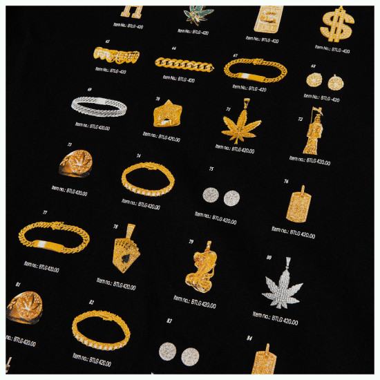 Huf Ανδρική μακρυμάνικη μπλούζα Jewelry L/S Tee